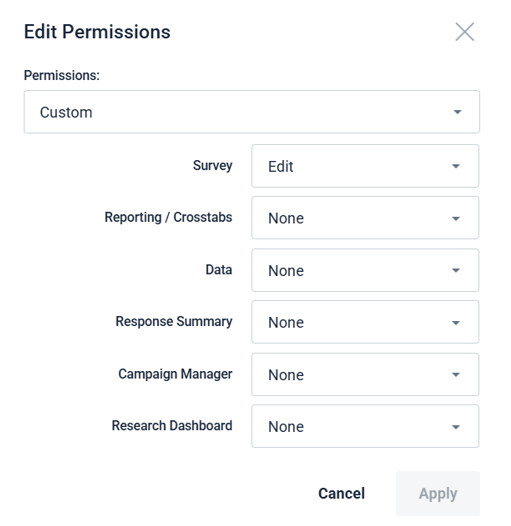 Permissions Screenshot